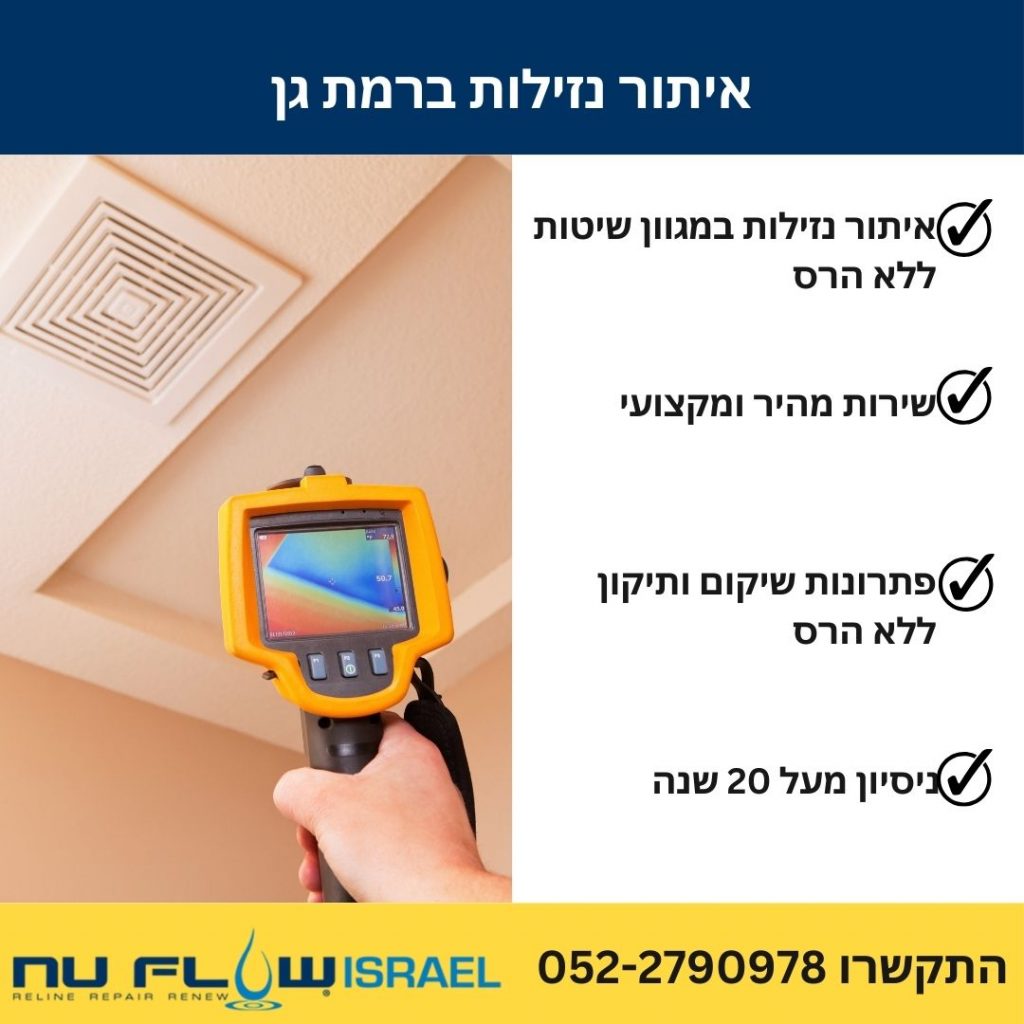 איתור נזילות רמת גן